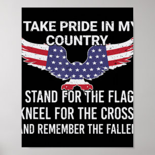 Ik ben trots op mijn land, Veteran Patriot America Poster