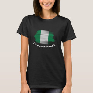 Ik ben trots op mijn wortels - Vintage Nigeriaanse T-shirt