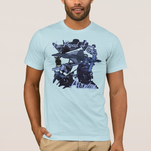 Ik ben trots op m'n Airman. T-shirt (Voorkant)