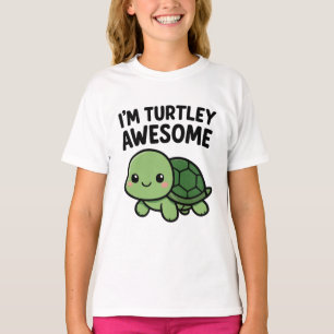 Ik ben Turtley Geweldige Cute Turtle Puns Grafisch T-shirt