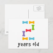Ik ben twee jaar oud briefkaart (Voorkant / Achterkant)