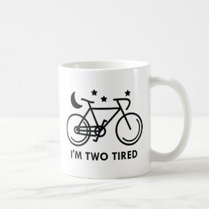 Ik ben twee tired. koffiemok