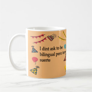 Ik ben tweetalig! Wat is uw supermacht? Koffiemok