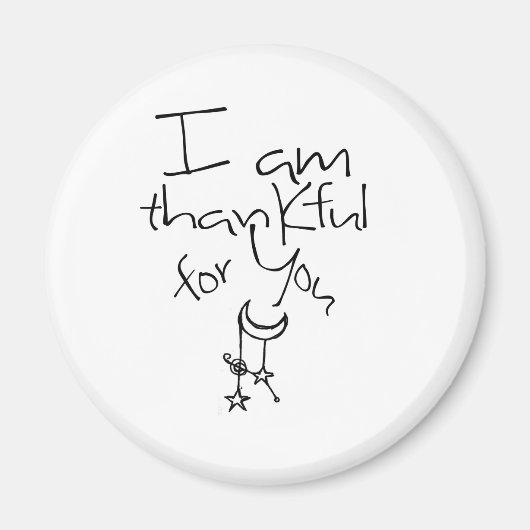 Ik ben u dankbaar magneet (Voorkant)