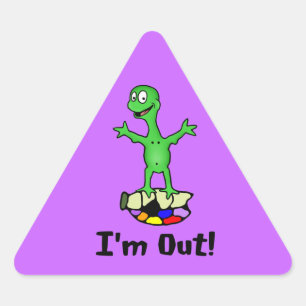 Ik ben uit Turtle Stickers