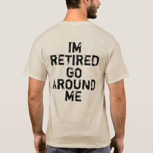 Ik ben uitgehongerd Ga om me heen (op de rug) T-shirt