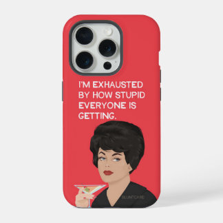Ik ben uitgeput! iPhone 15 pro hoesje