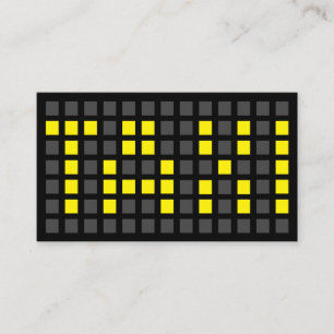 Ik ben uw chauffeur als taxichauffeur of cabinebes visitekaartje