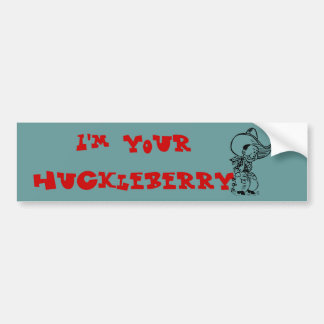 IK BEN UW HUCKLEBERRY BUMPERSTICKER