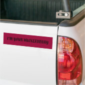 IK BEN UW HUCKLEBERRY BUMPERSTICKER (Op Truck)