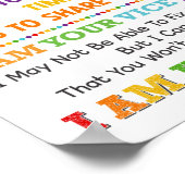 Ik ben uw vice-hoofdPoster Poster (Hoek)