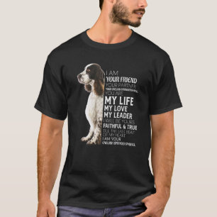 Ik ben uw vriend Uw Partner Uw Engelse Spuit T-shirt