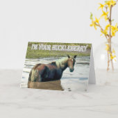 Ik ben UW Wenskaart van de BOSBES Kaart (Gele Bloem)