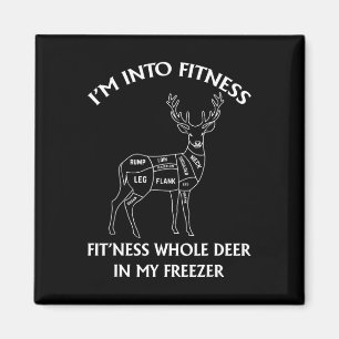 Ik ben van fitness herten in mijn vriezer jacht magneet