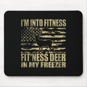 Ik ben van fitness herten in mijn vriezer jager muismat