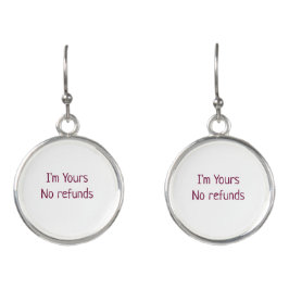 Ik ben van jou geen restituties valentijnsdag voeg oorringen