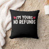 Ik ben van jou geen terugbetalingen grappige koppe kussen (Deken)