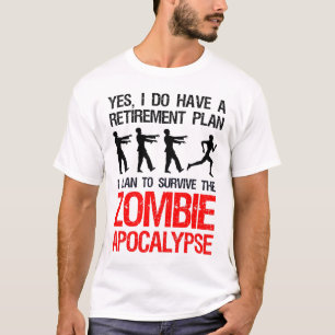 Ik ben van plan de Zombie Apocalyps te overleven T-shirt