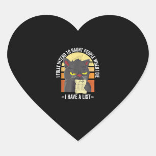 Ik ben van plan om mensen te verslaan als ik die H Hart Sticker