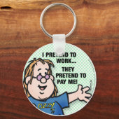 Ik ben van plan om te werken sleutelhanger (Voorkant)