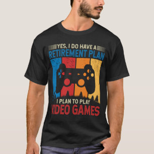 Ik ben van plan om videogames Funny Gamer te spele T-shirt