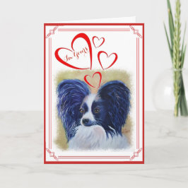 IK BEN VAN U VALENTIJN PERFECTE PAPILLON FEESTDAGEN KAART