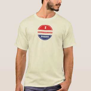 Ik ben vandaag aan het skimboard t-shirt
