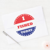 Ik ben vandaag dood ronde sticker (Envelop)