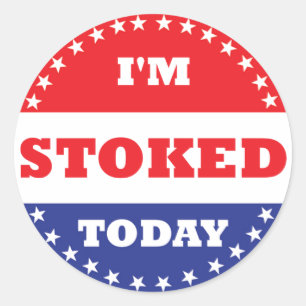 Ik ben vandaag gestopt ronde sticker