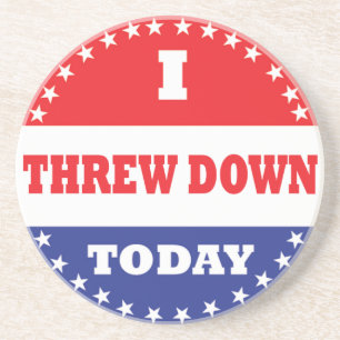 Ik ben vandaag naar beneden gegaan zandsteen onderzetter