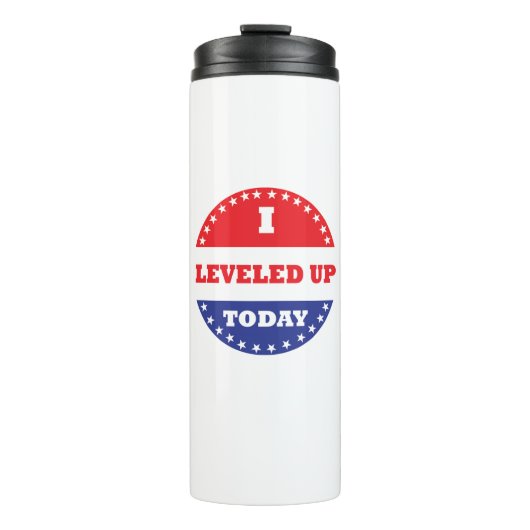 Ik ben vandaag opgevoed thermosbeker (Voorkant)