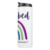 Ik ben vandaag uit bed gekomen thermosbeker (Geroteerd rechts)