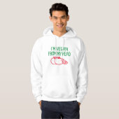 Ik ben Vegan Hoodie (Voorkant volledig)