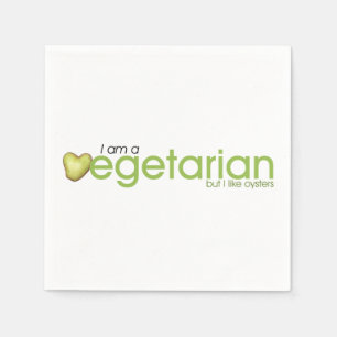 Ik ben Vegetarian Paper Napkin Servet