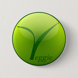 Ik ben vegetariër ronde button 5,7 cm