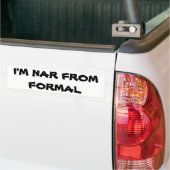 iK bEN vEr vAn fORMeel Bumpersticker (Op Truck)