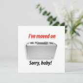 Ik ben verder gegaan aankondiging (Staand voorkant)