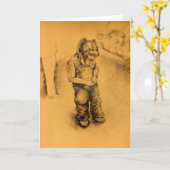 Ik ben verdwaald in Le Tianguie, Wenskaart Mexico Kaart (Gele Bloem)