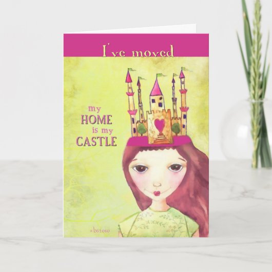 Ik ben verhuisd aankondiging (Voorkant)