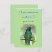 Ik ben verhuisd aankondiging (Voorkant / Achterkant)