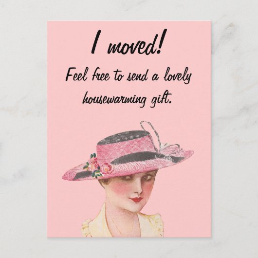 Ik ben verhuisd! aankondigingskaart (Voorkant)