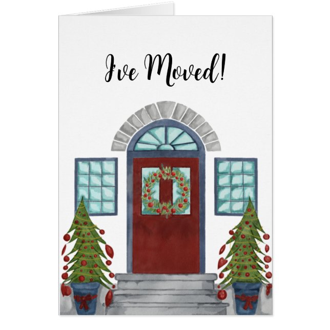 Ik ben verhuisd. Kersthuis (Voorkant)