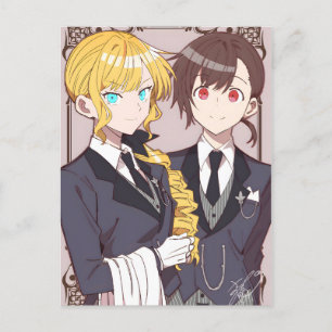 Ik ben verliefd op de schurken Rae en Claire Briefkaart