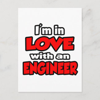 Ik ben verliefd op een ingenieur briefkaart