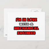 Ik ben verliefd op een monteur briefkaart (Voorkant / Achterkant)