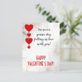 Ik ben verliefd op je, Valentijn Holiday. Briefkaart (Staand voorkant)