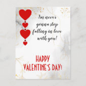 Ik ben verliefd op je, Valentijn Holiday. Briefkaart (Voorkant)