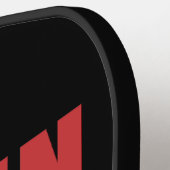 Ik ben verliefd op je Valentijn Pickleball Paddle (Links Detail)