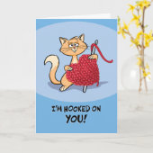 Ik ben Verliefd op Jou Valentijn Kaart (Gele Bloem)