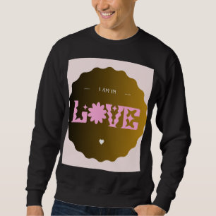 Ik Ben Verliefd Romantische Minimalistische Quote Trui